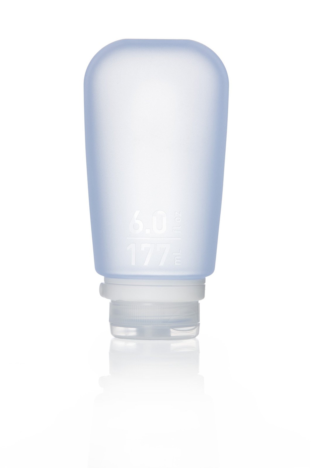 humangear GoToob+ (XL) | Refillable Silicone Travel Bottle | 6 Ounces, Blue