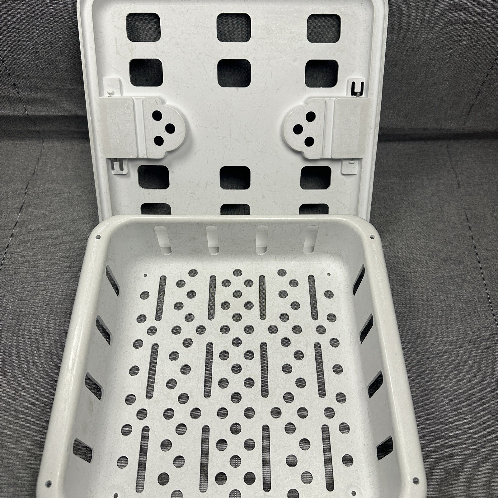 Steris Pro-lite Sterilization Tray Square Basket 0001824 Instrument Caddy