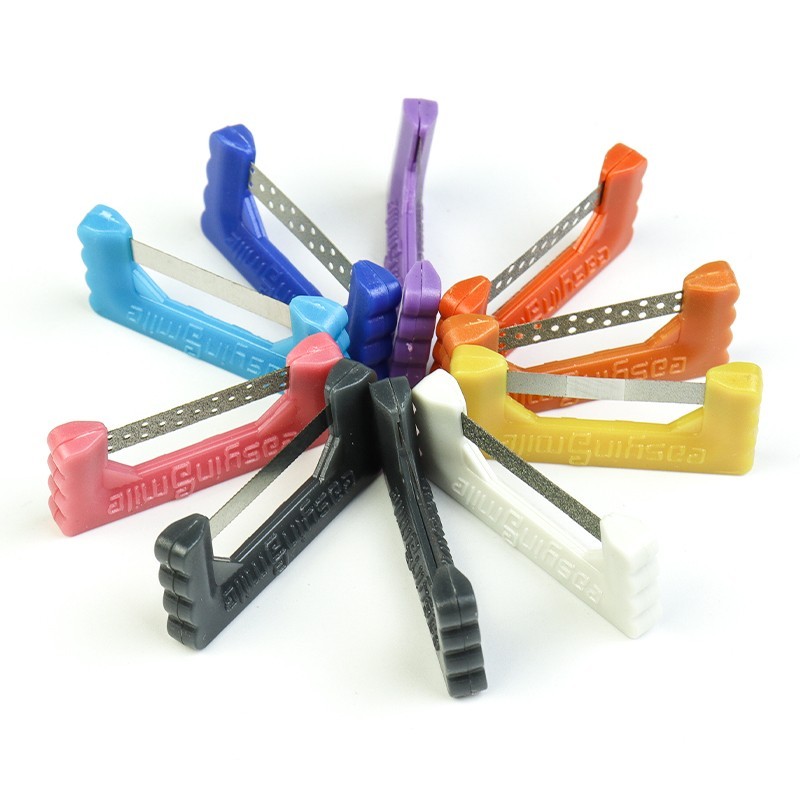 Orthodontic Interproximal Reduction Strips Dental IPR System Kit Hand 10Pcs/Set