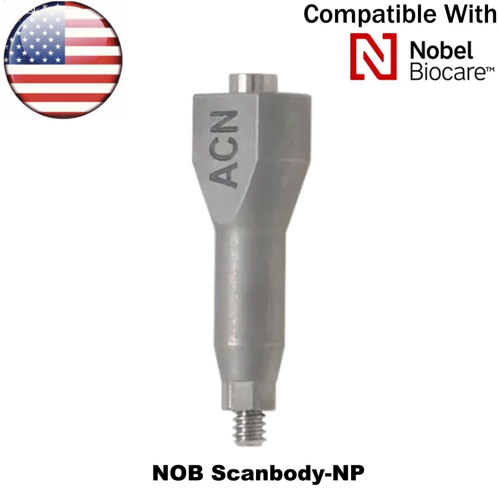 US CAD/CAM Implant Scan Body Fits Hiossen Osstem ET/Nobel Biocare/Straumann ITI