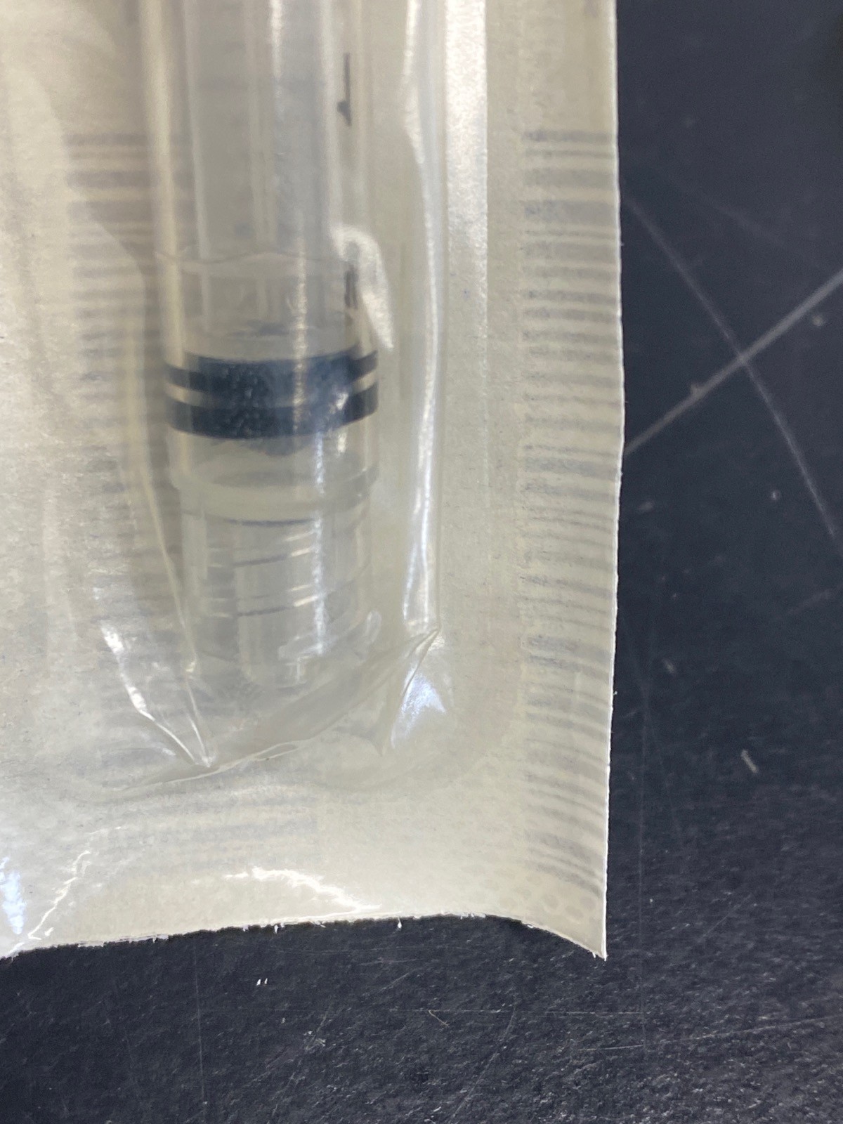 (95) General Use 3mL Plastic Graduated Luer Lock Syringes Blister Packed