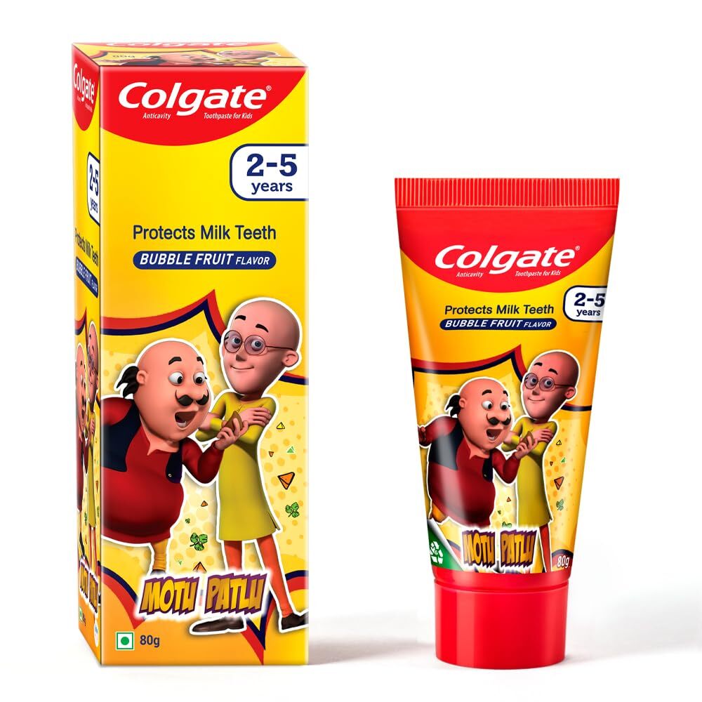 Colgate Kids Toothpaste For 2-5 Years – 80Gm, Tooth Paste With 50% Lesser