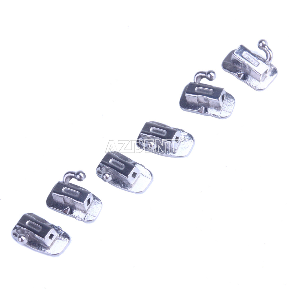 Dental Orthodontic Buccal Tubes 1st 2nd Molar Tube Roth MBT 022 Bondable Non-Con