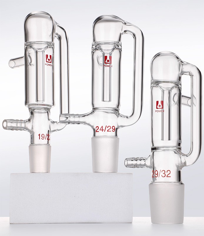 Glass Bubble Diffuser Anti-Backflow Oil Bubbler High Temp Resistant Lab Use