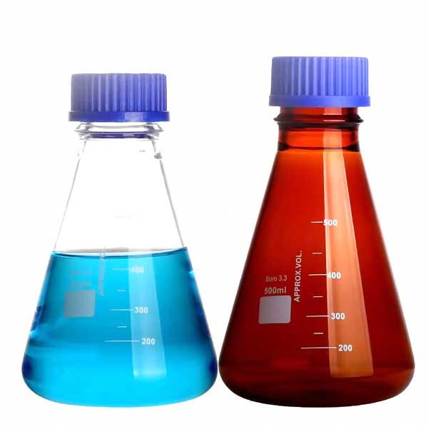 50ml-1000ml Erlenmeyer Conical Flask Chemistry Glassware Laboratory Supplies