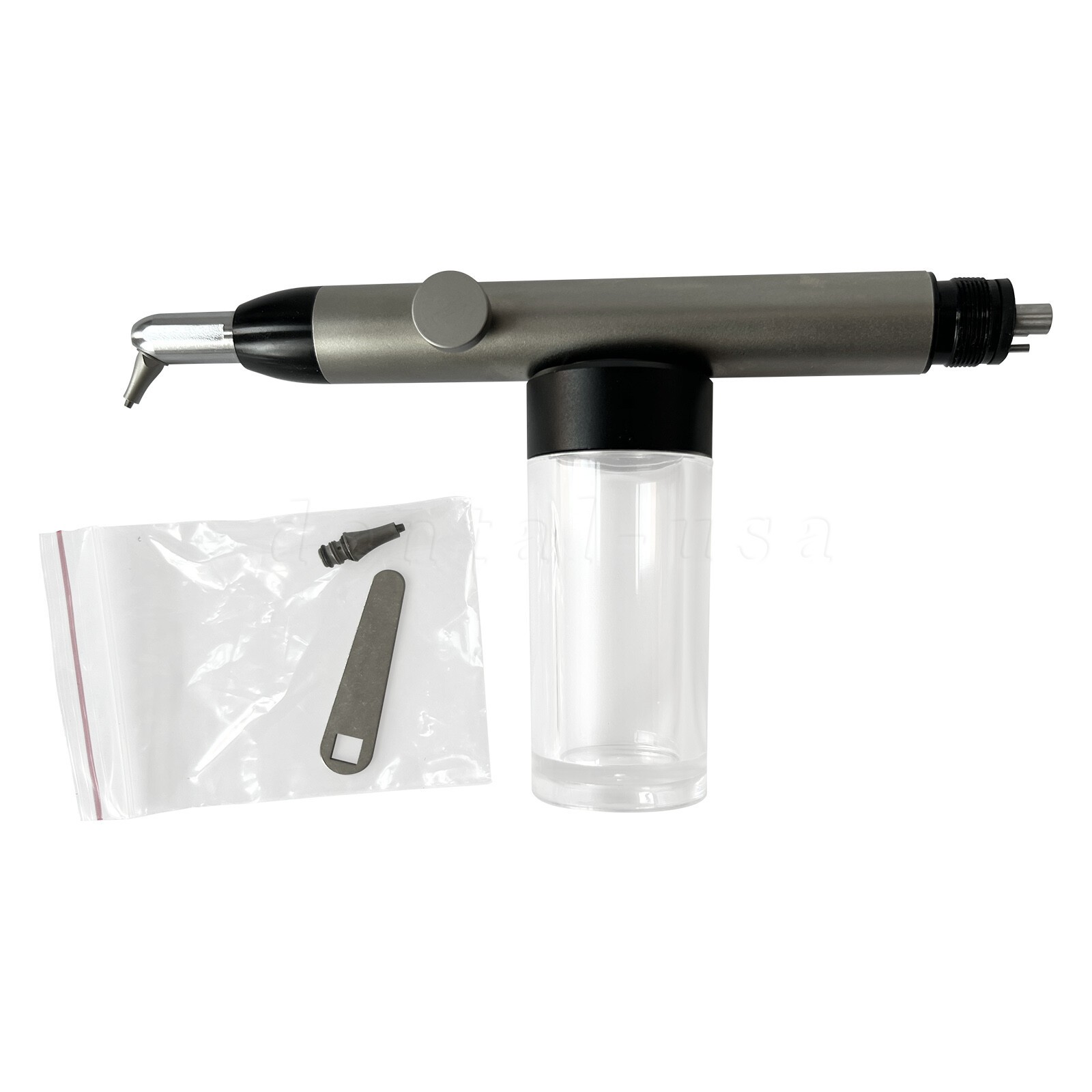 Dental Aluminum Oxide Micro Blaster Air Abrasion Polisher w Water Spray 4 Holes