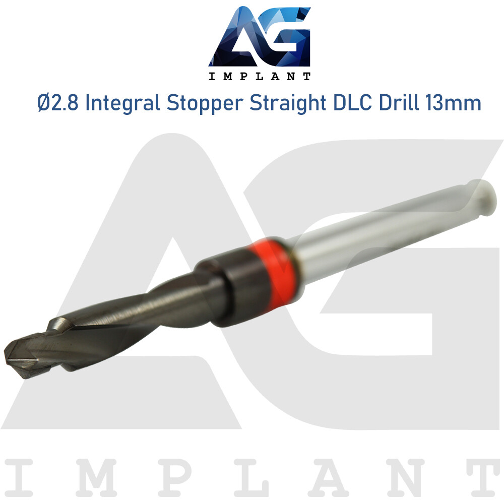 Ø2.8 Integral Stopper DLC Drill External Irrigation Step And Stop Tool Carbon