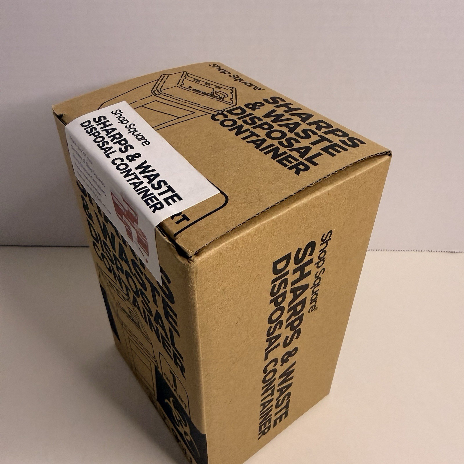 Shop Square Sharps Container 1 Quart Medical Waste Disposal OSHA New