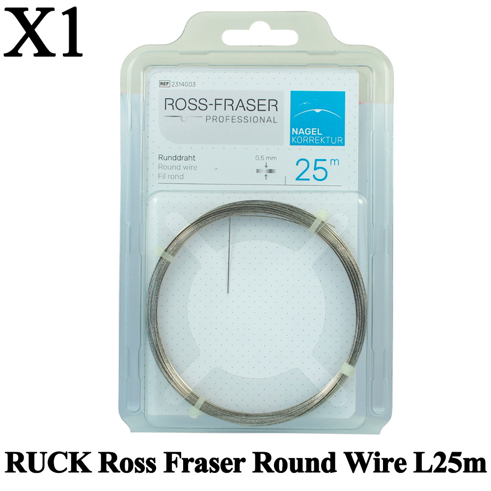 RUCK Ross Fraser Round Wire L25m Ingrown Nail Pedicure Treatment Toe Corrector