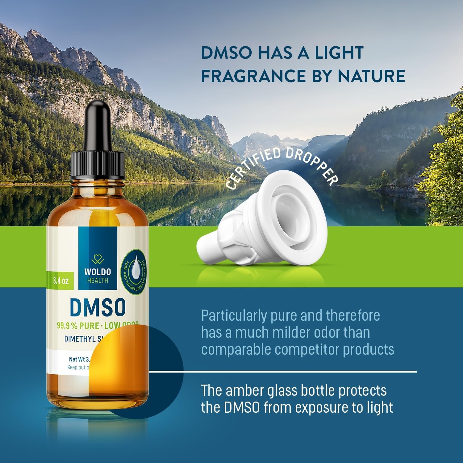 WoldoHealth DMSO 99.9% Pharmaceutical Grade 3.38 fl. oz – FT-IR Verified Dimethy