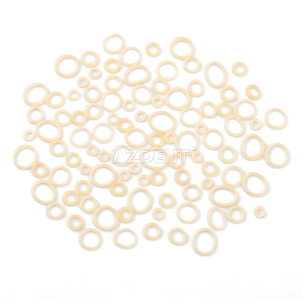 5000Pcs AZDENT Dental Orthodontic Elastics Rubber Bands Bracket Brace 3.5/4.5 OZ