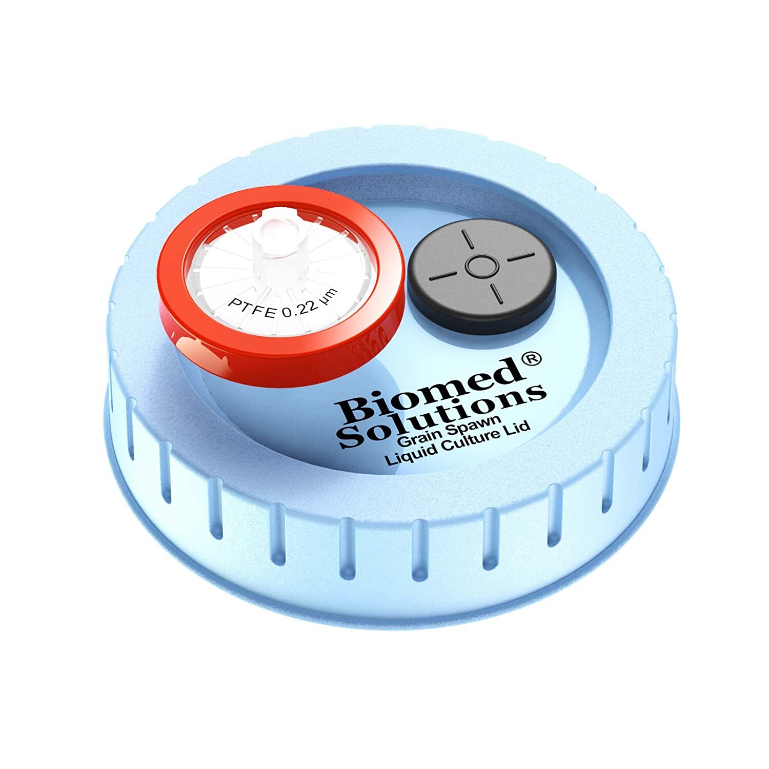 100pcs Syringe Filter PTFE Membrane 25mm Diameter 0.22μm HPLC Lab