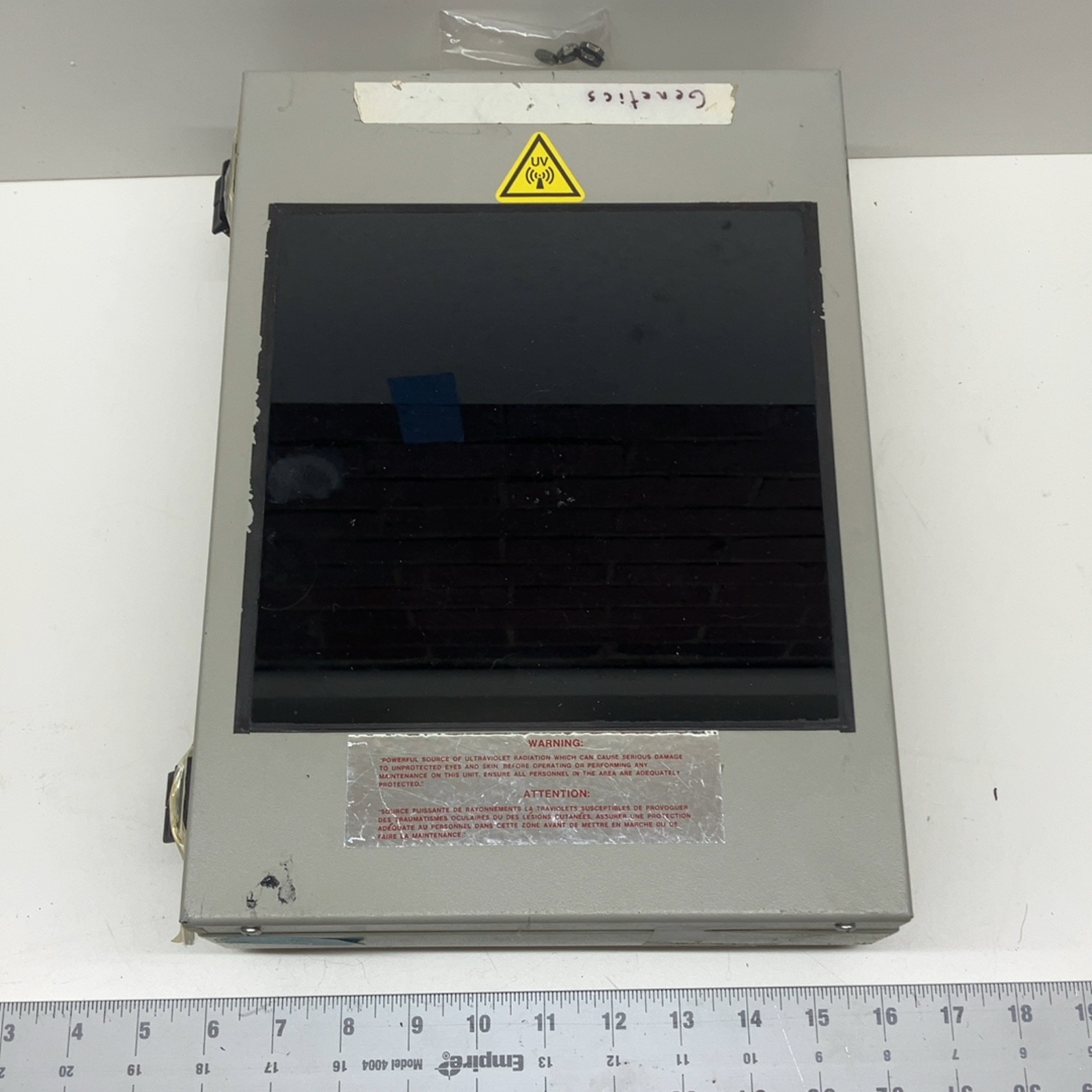 VWR Scientific LM-20E Transilluminator UV Light Box 302nm 365nm Lab Equipment