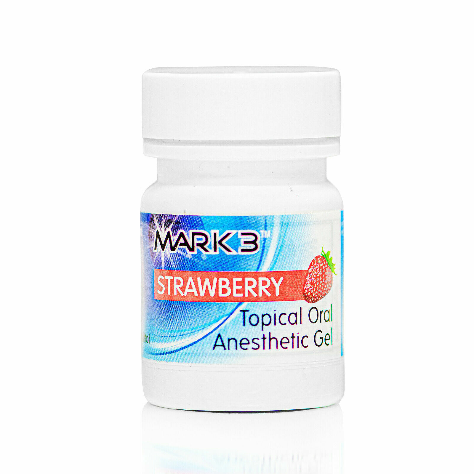5 Bottles US MARK3 Dental Topical Anesthetic Gel 20nzocaine 1OZ Jar Exp.07/26