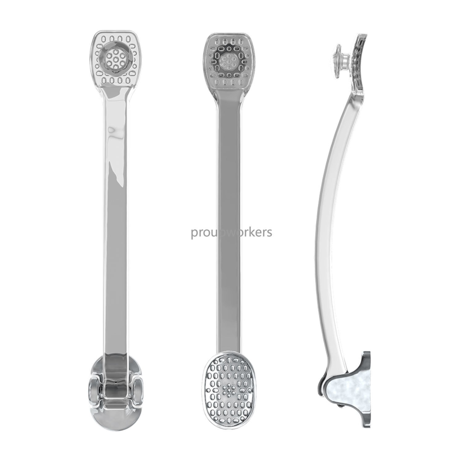 2Pcs Class II Clear Distalizer Dental Orthodontic connects the maxillary canine