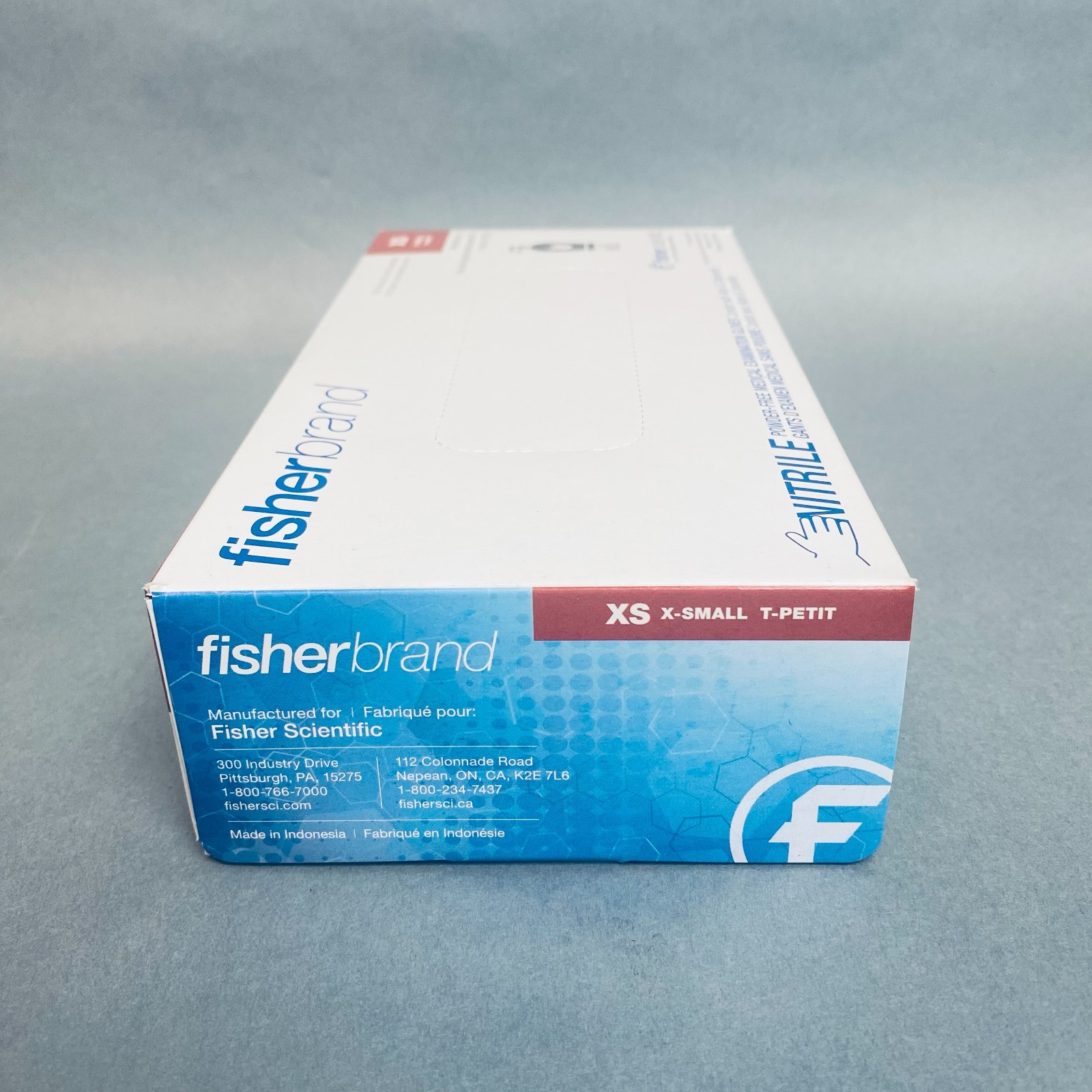 Fisherbrand Nitrile Gloves XS Powder Free with Aloe 10 Boxes of 100 Gloves Each