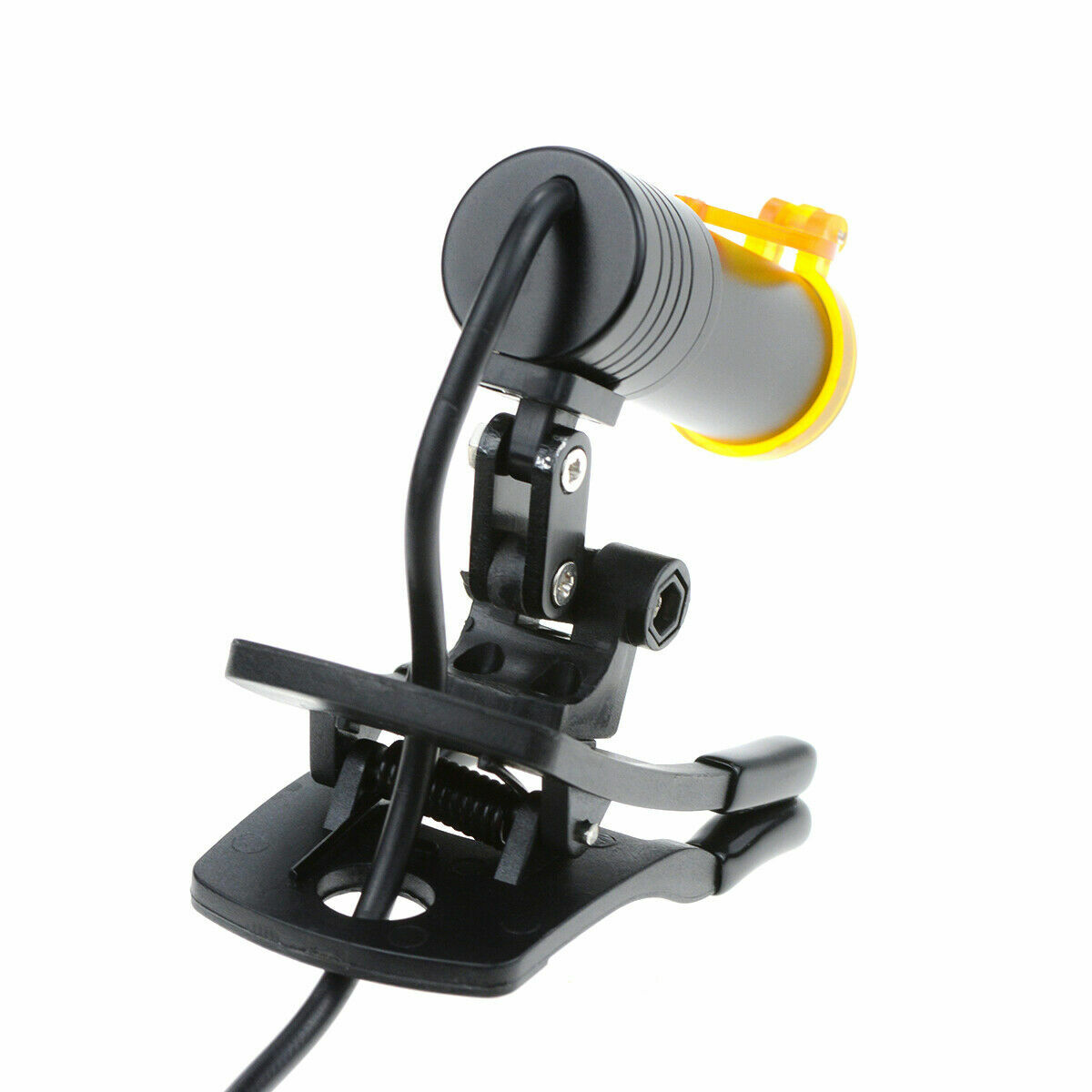 Dental Medical 5W LED Head Light with Filter Clip-on Head Light Silver US STOCK