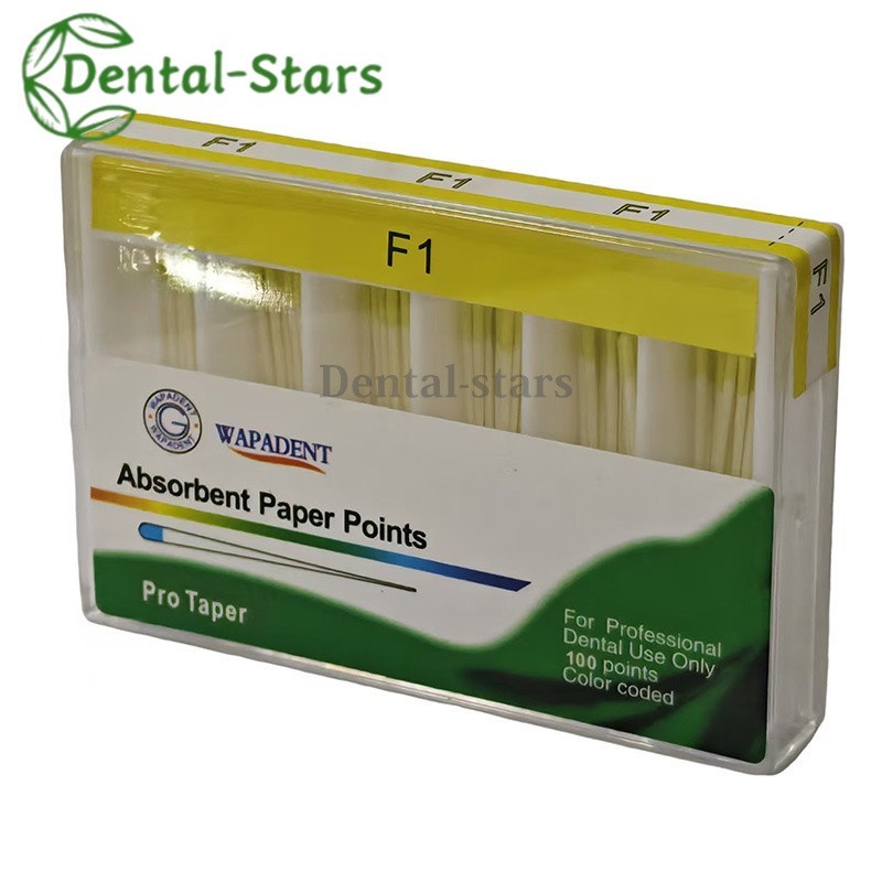 Dental Endodontic Absorbent Points Paper Points Taper 02/04/06/F Assorted #15-40