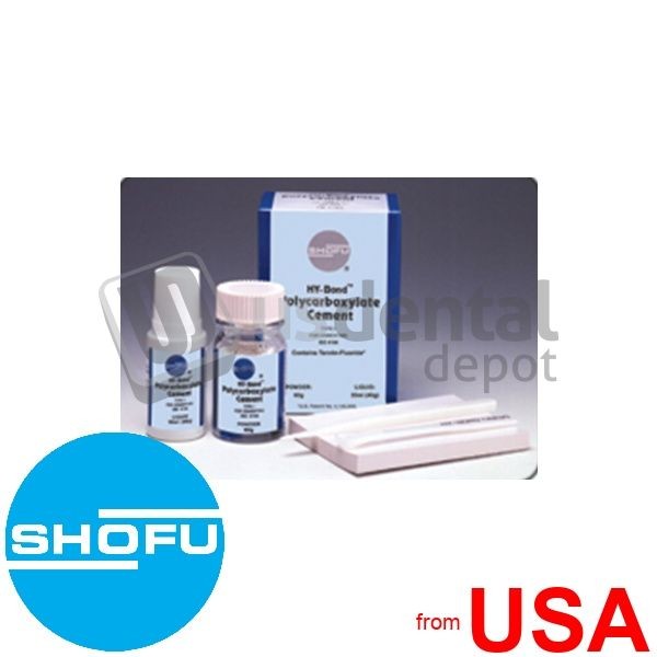 SHOFU HY-BOND #1160 Polycarboxylate PERMANENT Cementation Kit #1160 – 111932