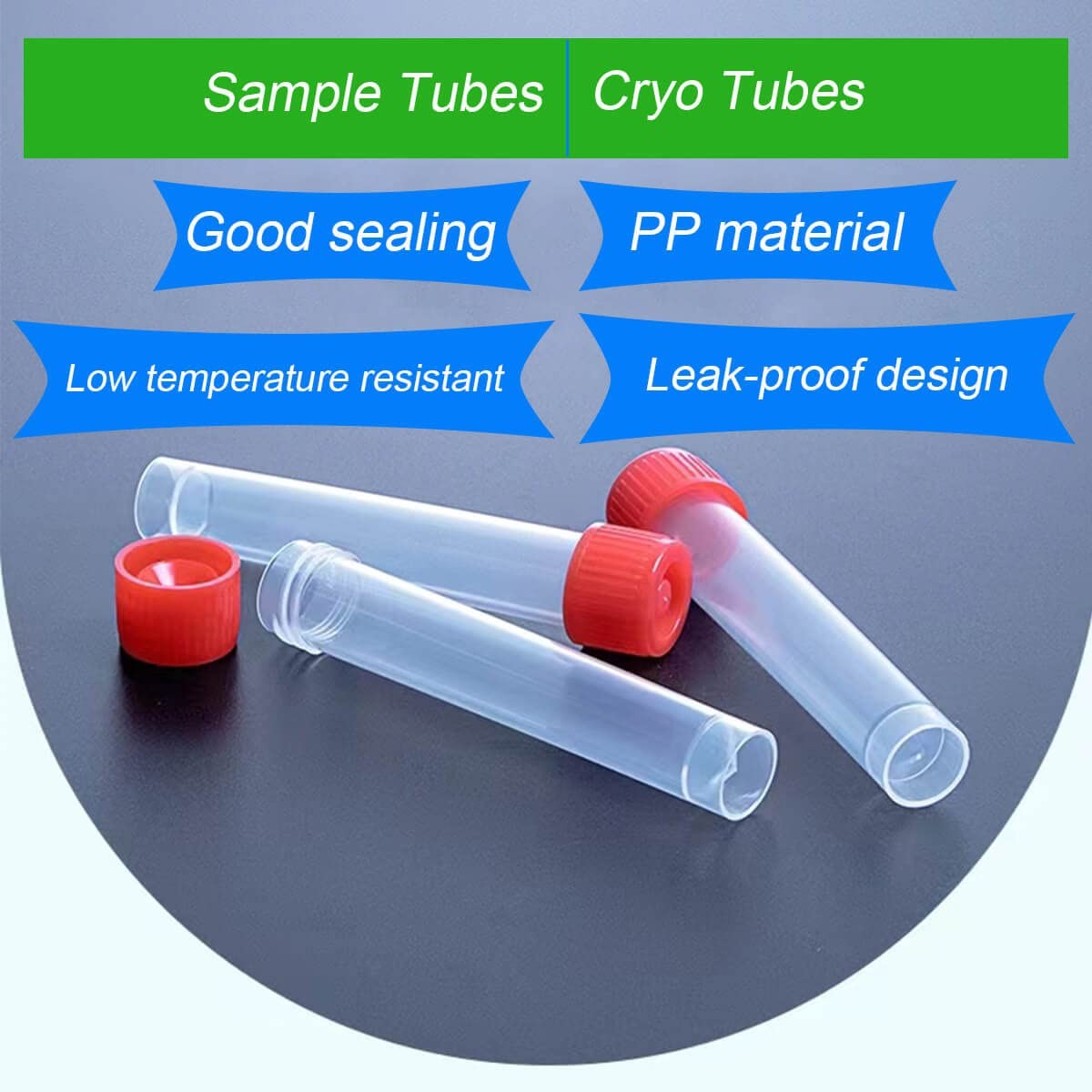 20ml Plastic Small Vials with Screw Caps Sample TubesPP Material Free from DN…
