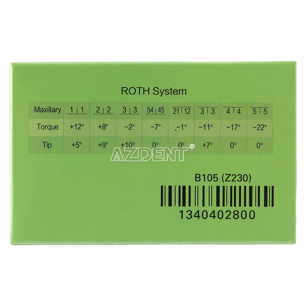 20PCS Dental Orthodontic Self-Ligating Brackets Mini Roth 0.022 Hooks 345