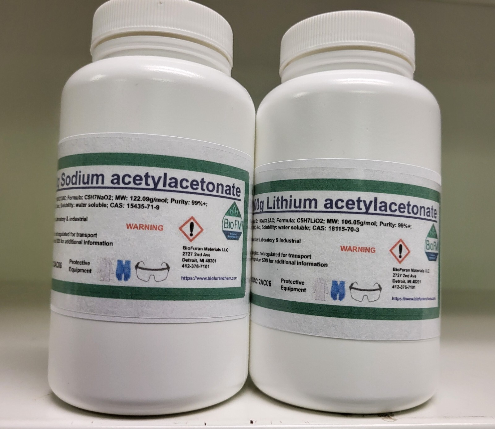 500g Sodium acetylacetonate (CAS 15435-71-9)