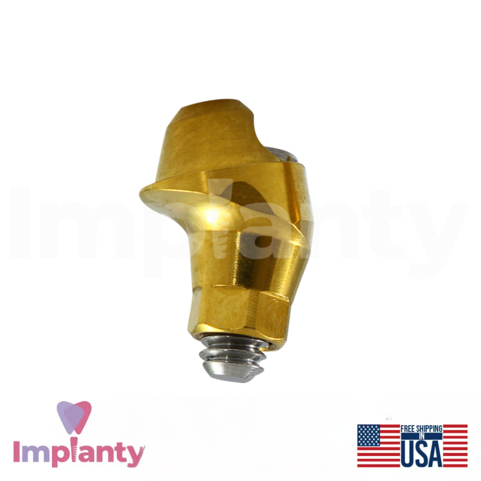 5x Angled Multi Unit 1.6 Dental Kit 17° Active Hex Conical Connection 2.65mm RP