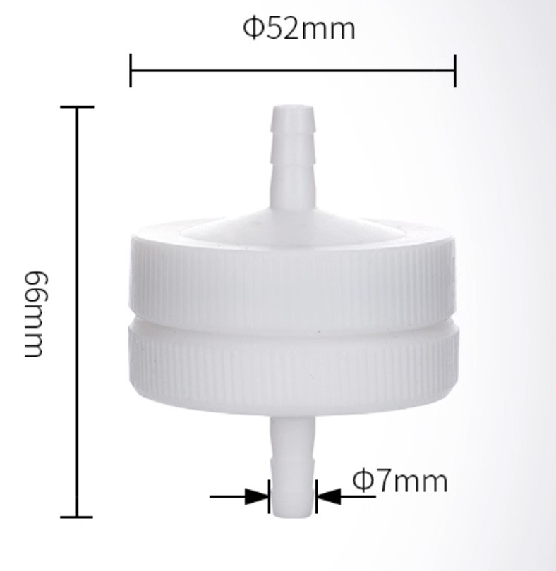 Filter Membrane Holder PTFE 13-90mm Detachable Acid Alkali Gas Resistant