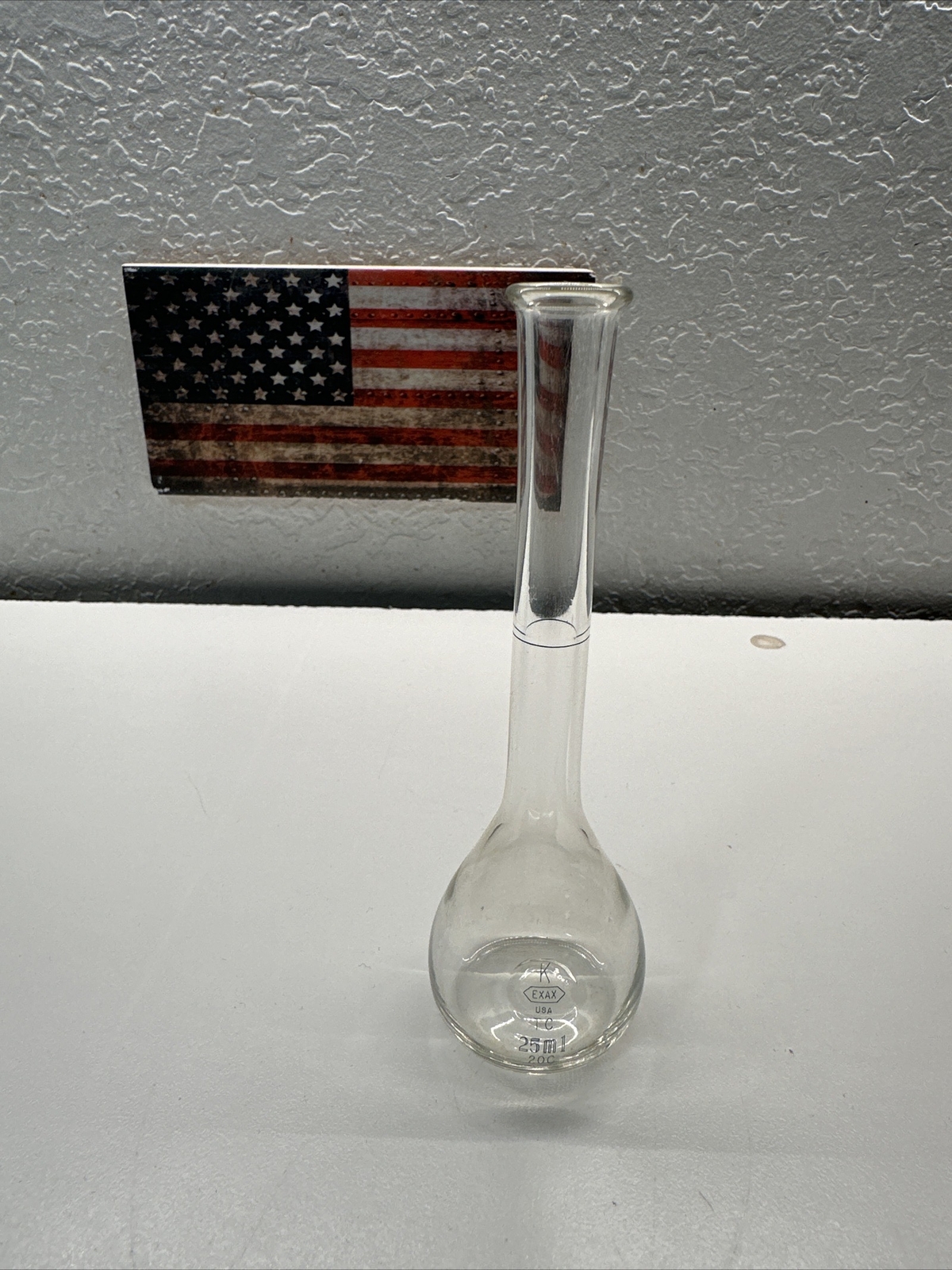 EXAX 25mL volumetric flask TC 20C