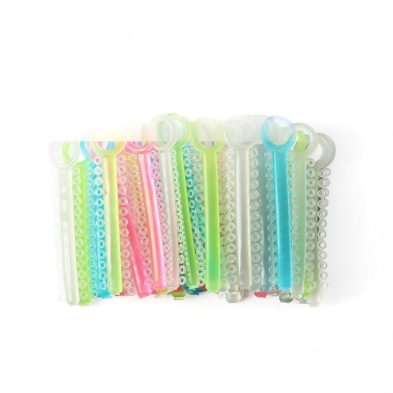 Dental Orthodontic Night-Light Luminous Elastics Ligature Ties Bands Power Chain