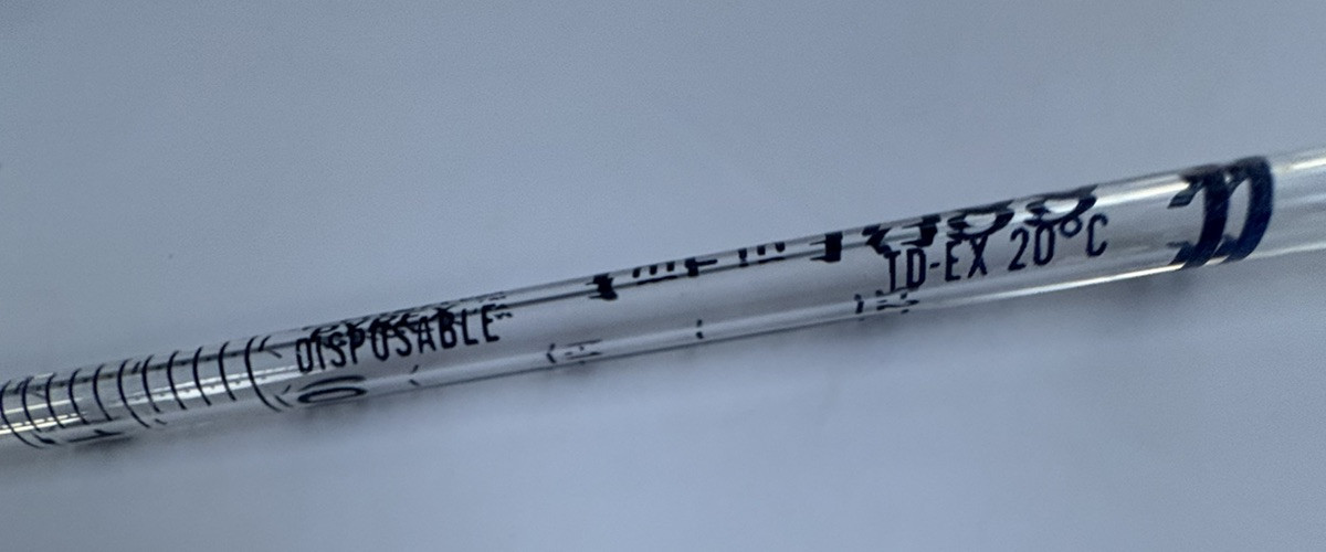 139 Pipets Pyrex Kimble Interlab 1mL 1/100 Disposable Serological Pipette