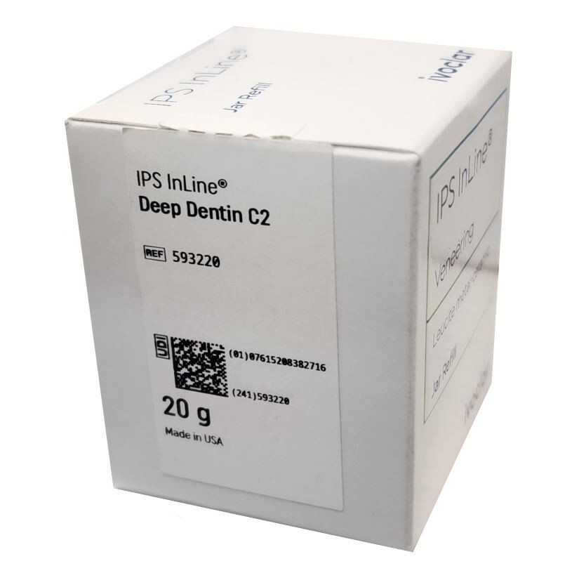 *1-Pack* Ivoclar Vivadent IPS InLine Deep Dentin A-D C2 20g Refill 593220