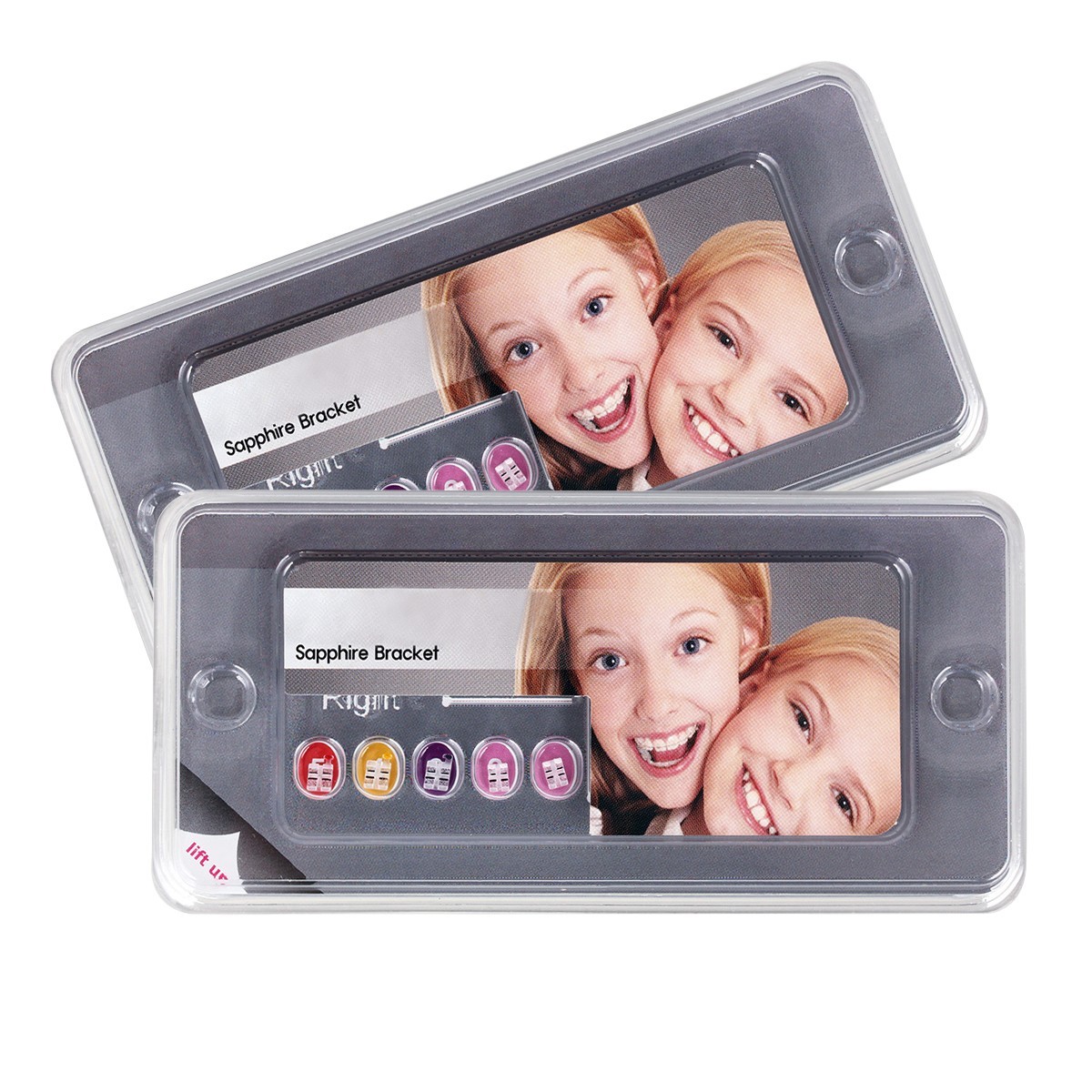 Dental Orthodontic ABSOLUTE Sapphire Ceramic Bracket Roth/MBT.018/022 Hooks 345