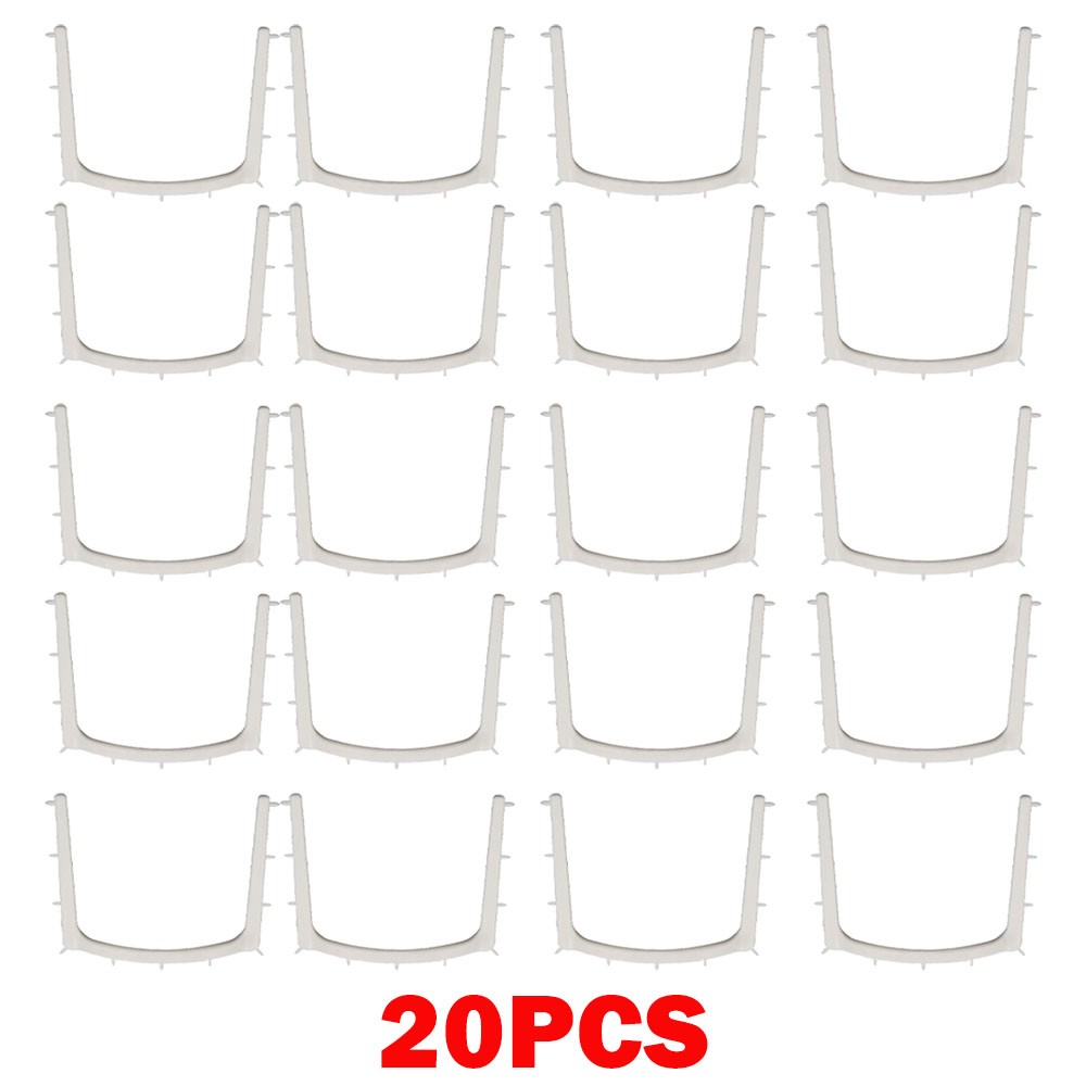 20Pc Dental Autoclavable Plastic Rubber Dam Frame Holder U Shape Instrument NEW