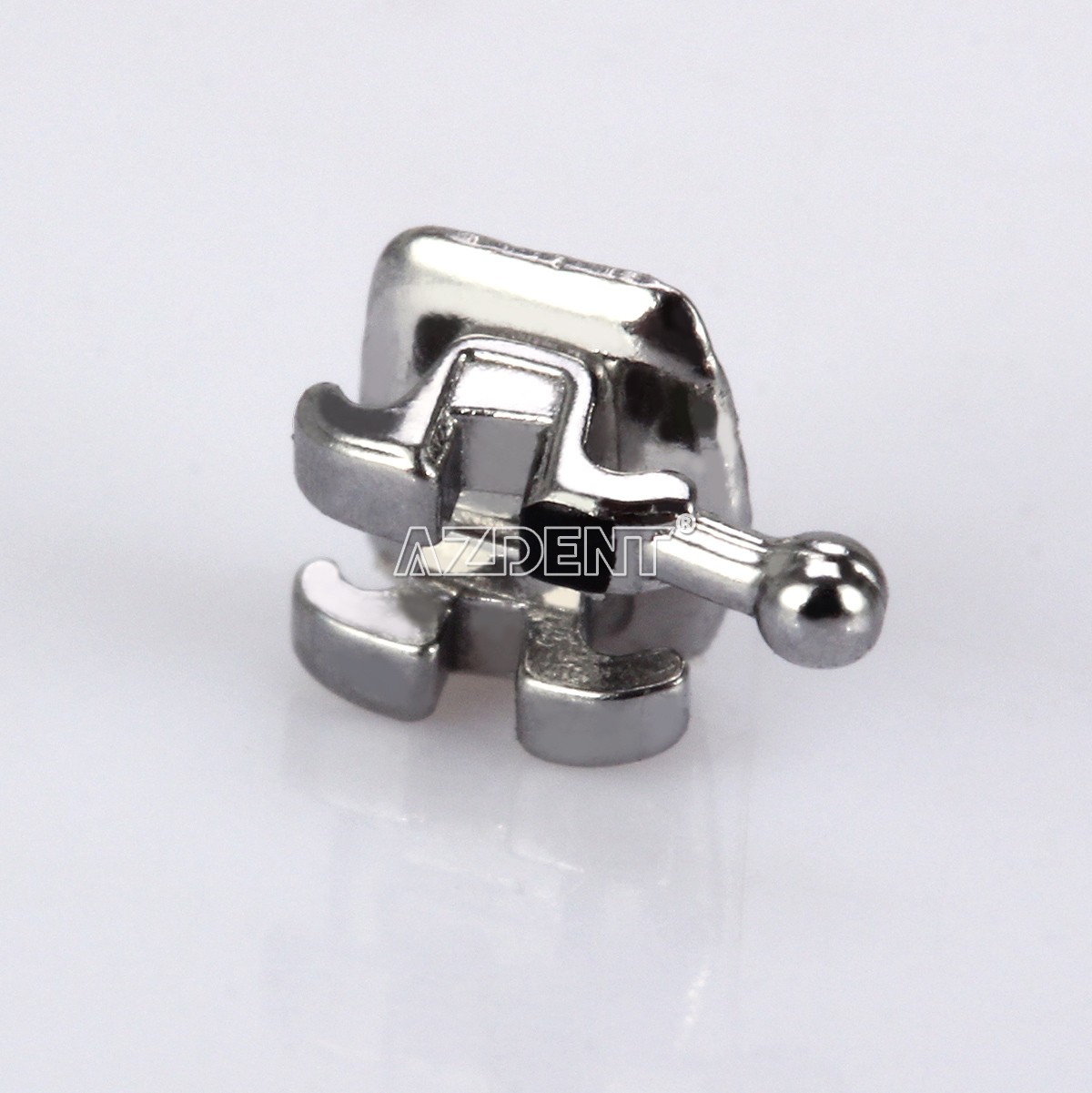 10X AZDENT Orthodontic Brackets Split Welding Mini Roth 022 Hook 345 Laser Mark