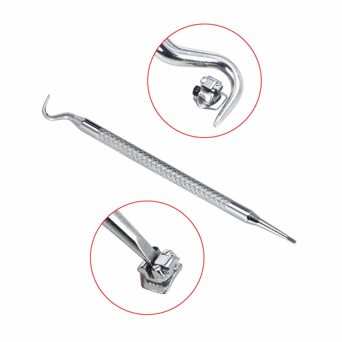 Dental Orthodontic Self Ligating Brackets Braces Roth / MBT 022 Hook 345 AZDENT