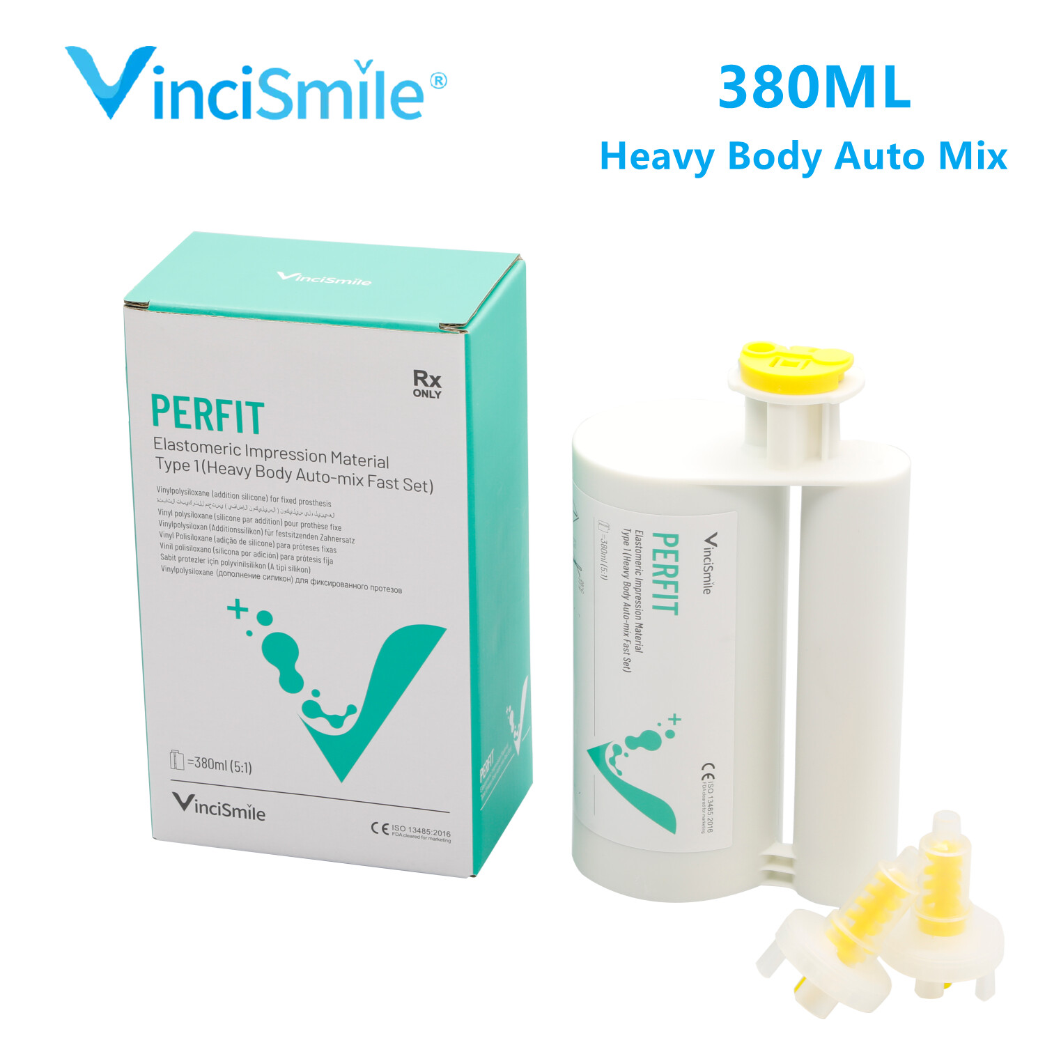 Dental VPS PVS Crown & Bridge Impression Material Heavy Body Auto Dispenser