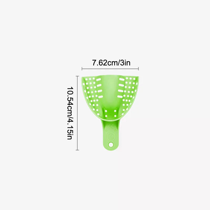 10Pcs Dental Impression Tray Impression Mesh Plastic Materials Dental Impression