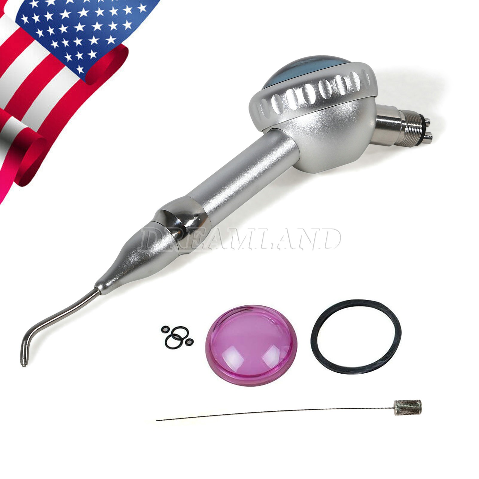 Dental Oral Care Hygiene Prophy Jet Air Polisher Tooth Polishing Handpiece 4Hole