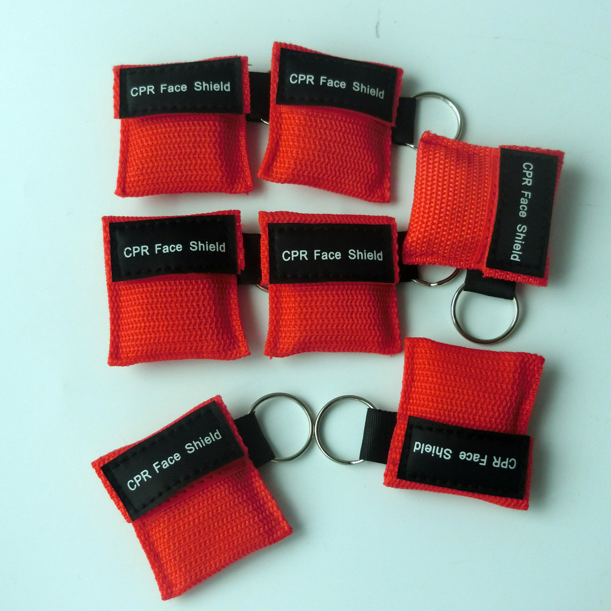 Portable CPR Mask Keychain Safty Emergency Face Shield First Aid Rescue Bag