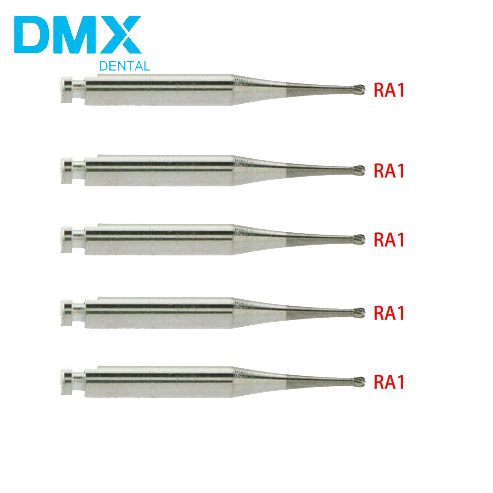 Dental Round Latch Carbide Bur RA 1 2 3 4 5 6 7 8 Midwest For Slow Low Speed