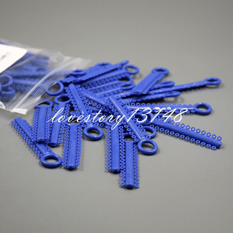 1040Pcs Dental Orthodontic Elastic Braces Rubber Ligature Tie 37 Color to Choose