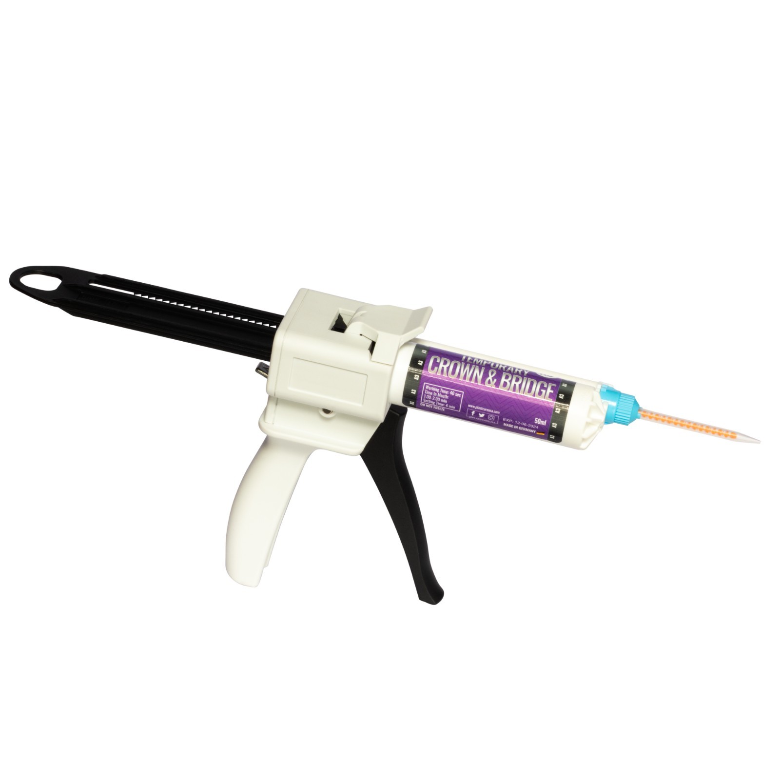 A3 Dental Temporary Crown & Bridge Bundle Kit + 4:1 / 10:1 Mixing Dispenser Gun