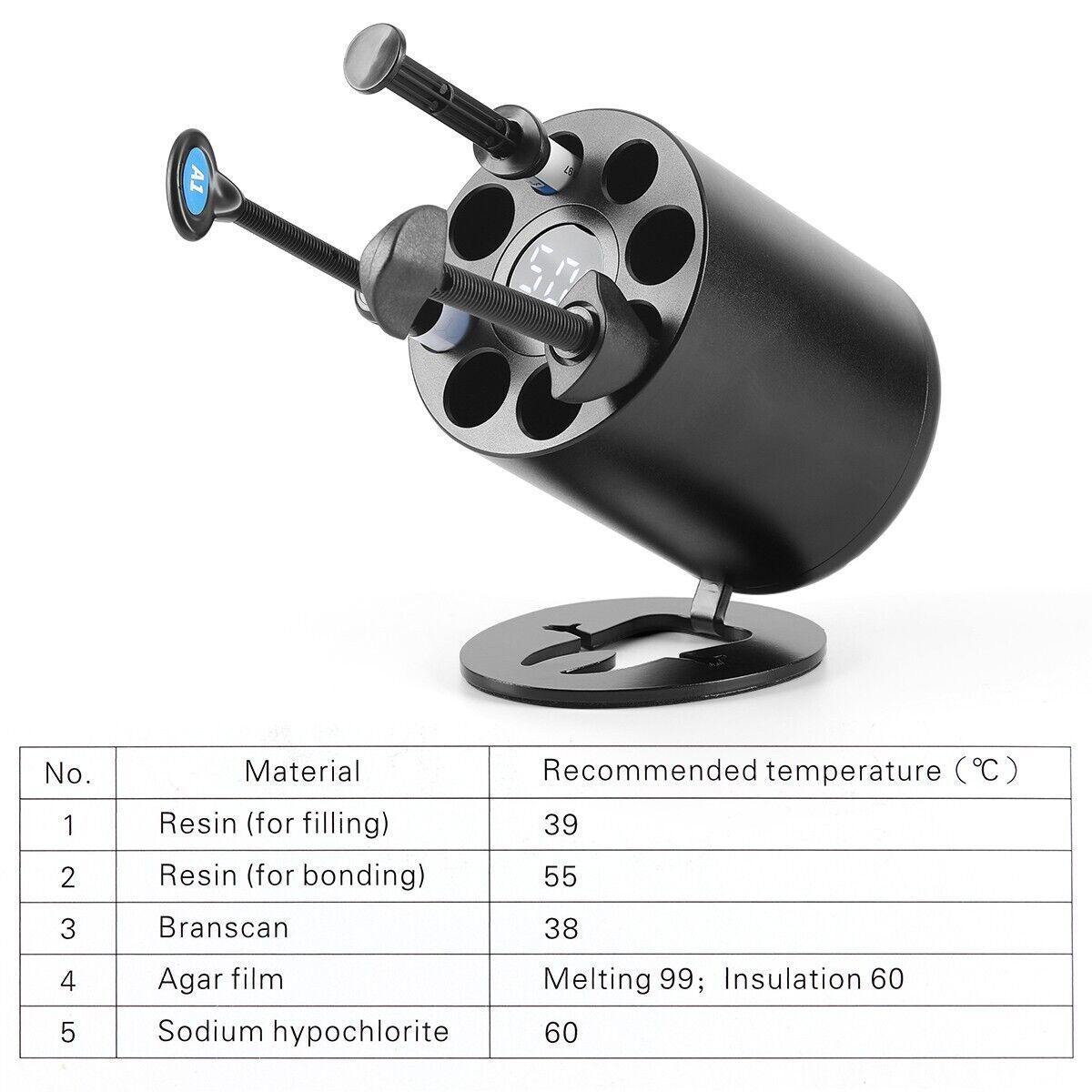 Dental Composite Resin Heater: Precise 40-70°C Warming Tool for Dental Use