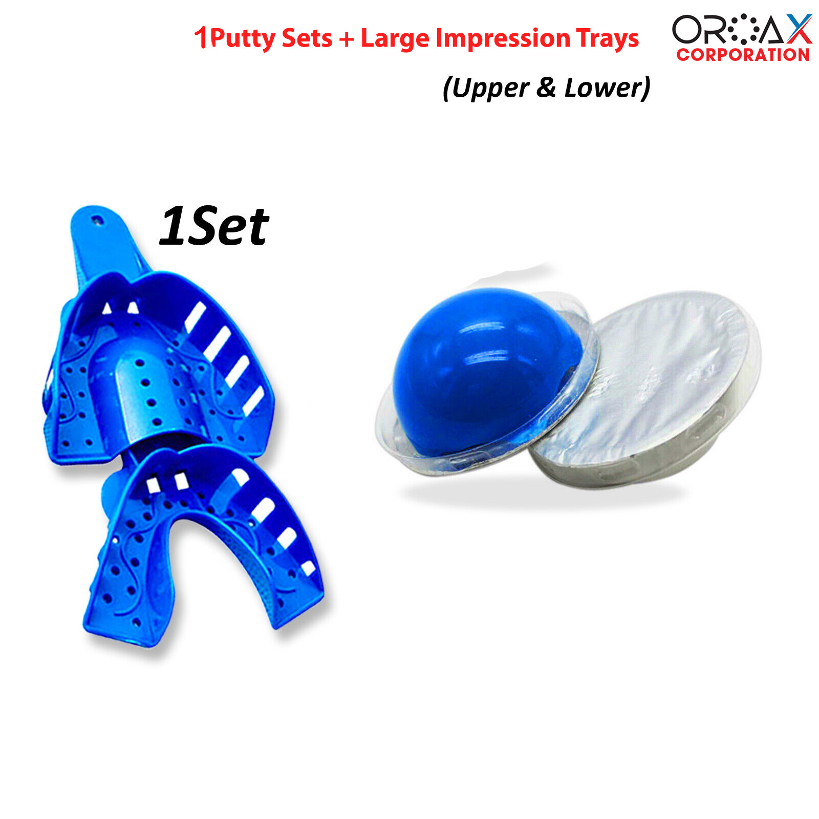 Dental Hydrophilic Firmer Teeth Impression Putty Silicon Mould Tray Autoclavable
