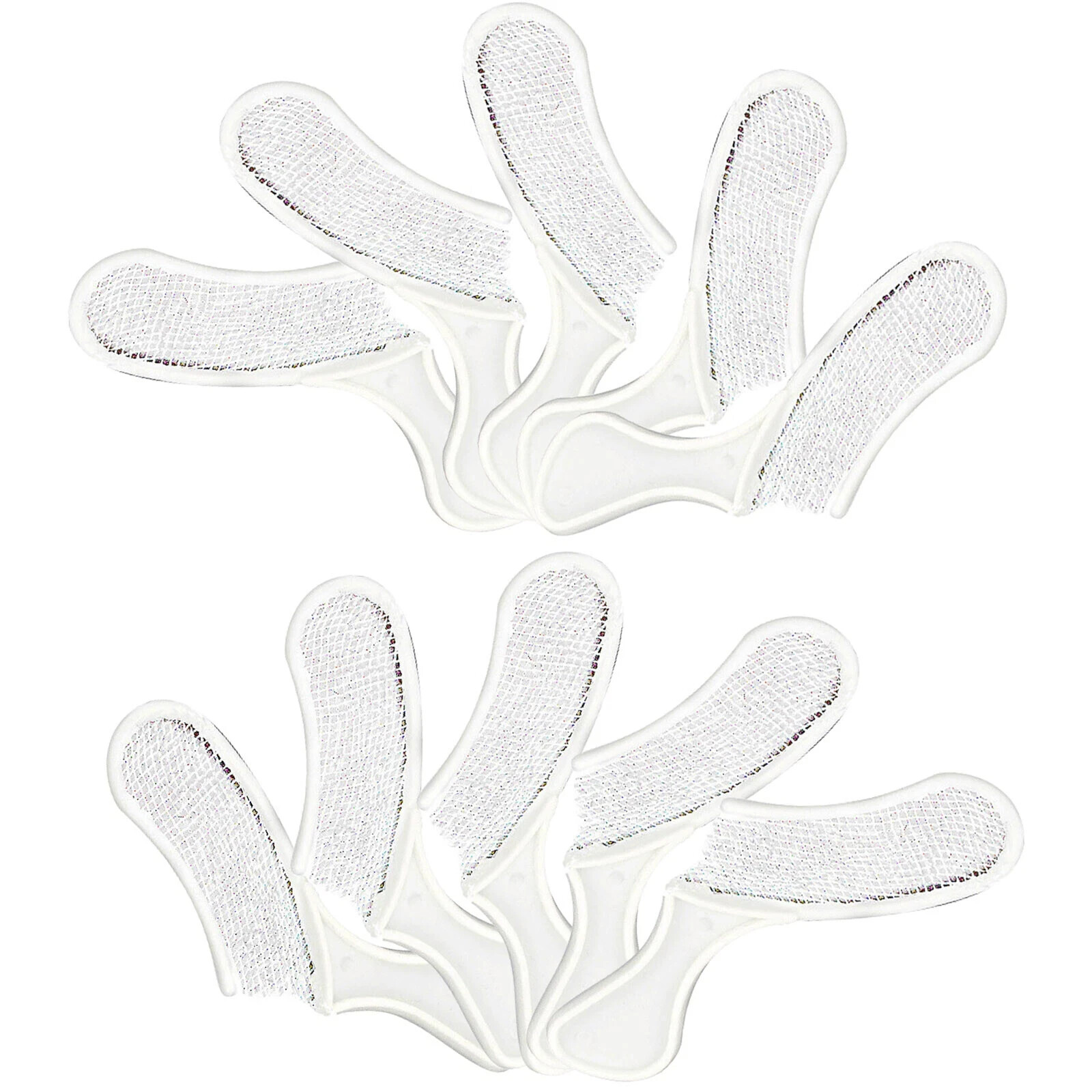 50x Disposable Dental Impression Triple Trays Sideless Posterior Bite Registrati