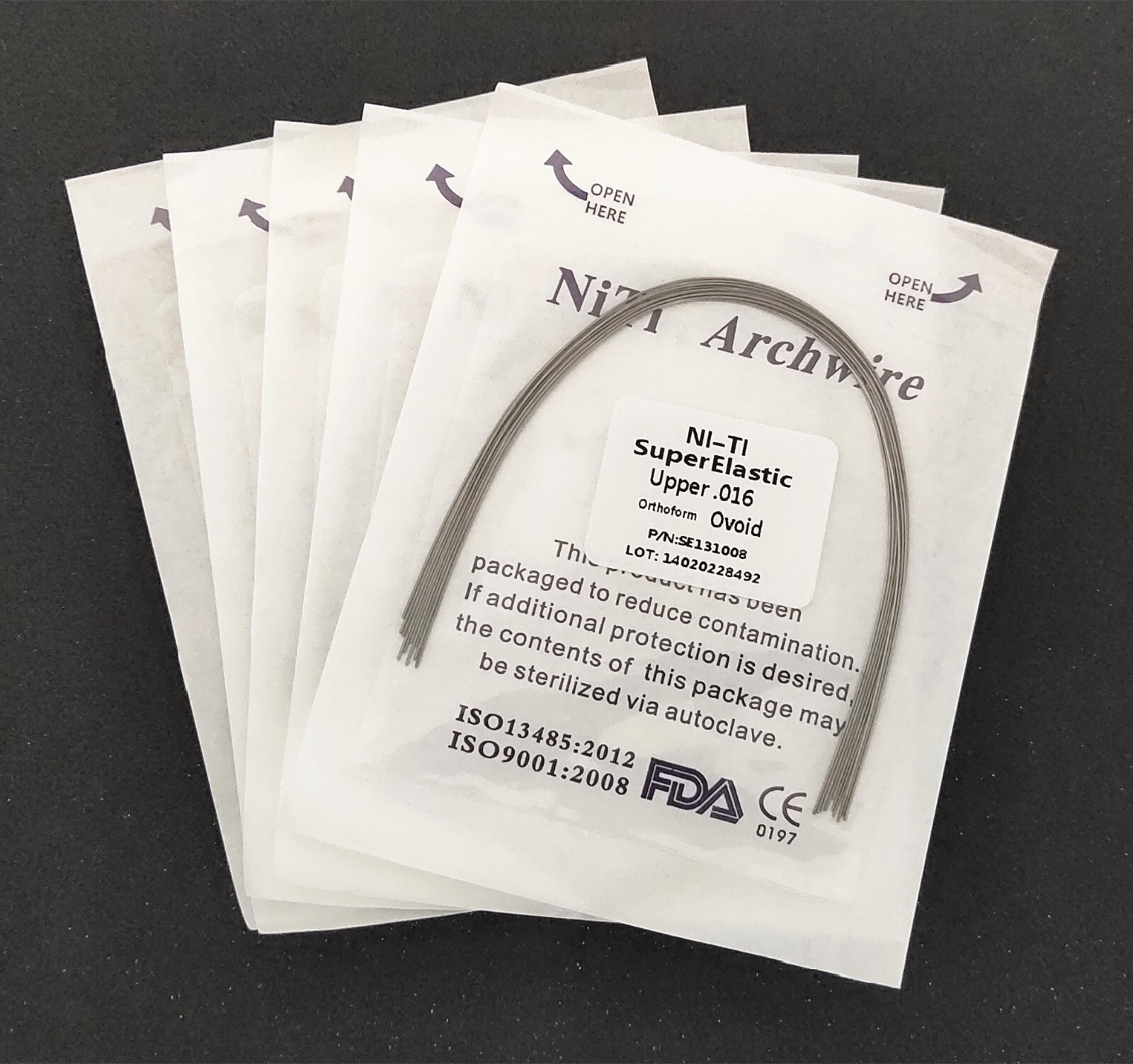 Dental Orthodontics Brackets Braces /Supper Elastic Niti Round Arch Wires Ovoid