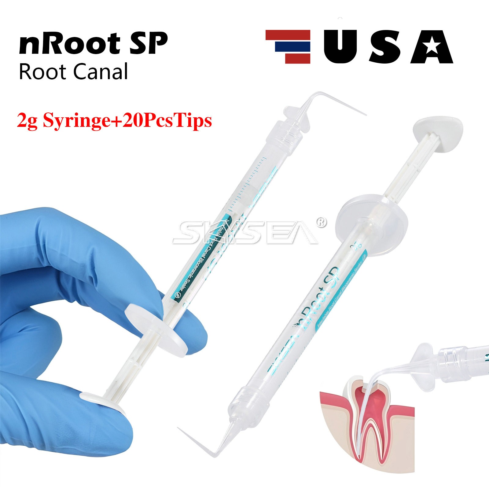 Bioceramic for Root & Pulp Treatment 2g tube II Free Ship
