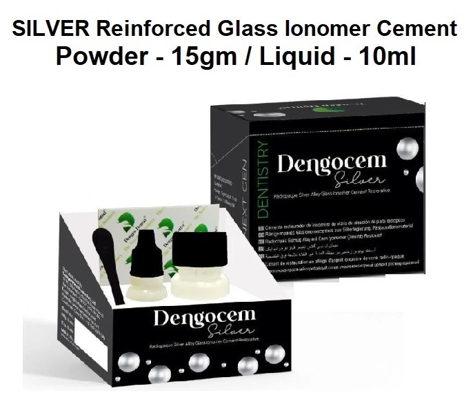 DENGOCEM SILVER Alloy Reinforced Glass Ionomer Dental Restorative Cement