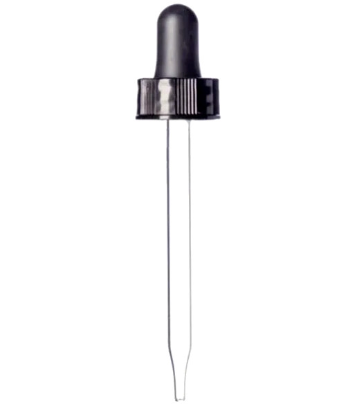 5 ct. 1 ml Glass Eye Dropper Bottlecaps 2.6″ length – Medical Lab, Essential Oil
